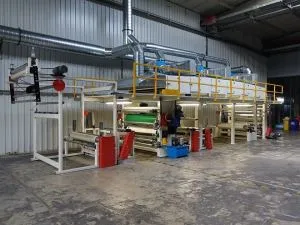 Máquina de bronzeamento de couro artificial / tecido